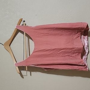 Crushed velvet crop tank